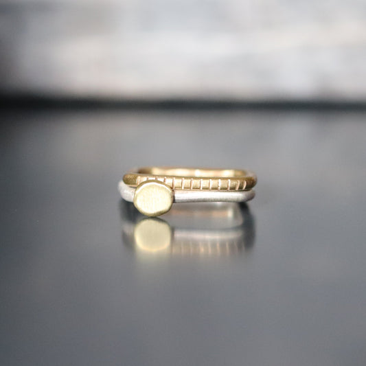 2U1 basic / square/round / prsten