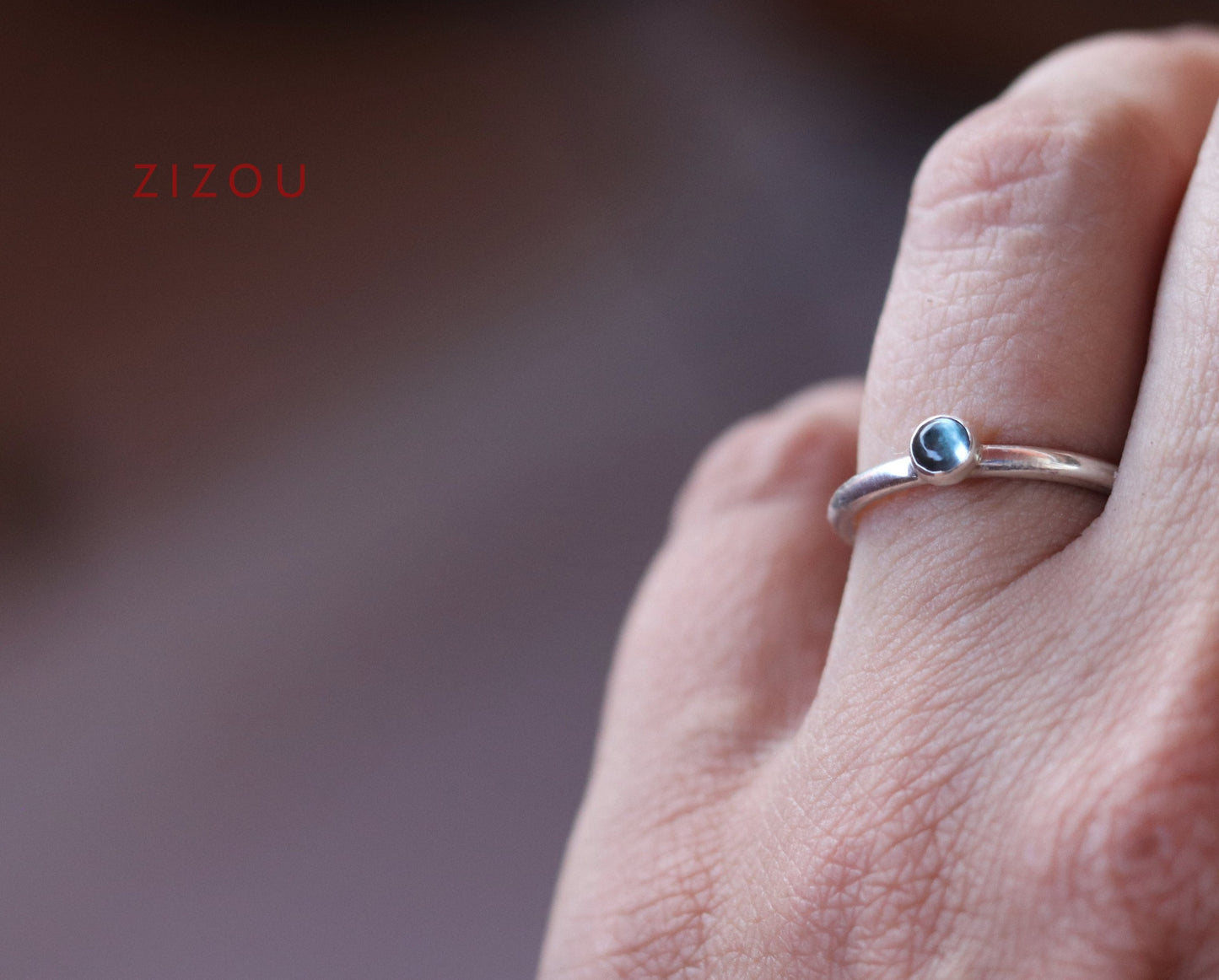 Minimal / TOPAZ/ round / prsten