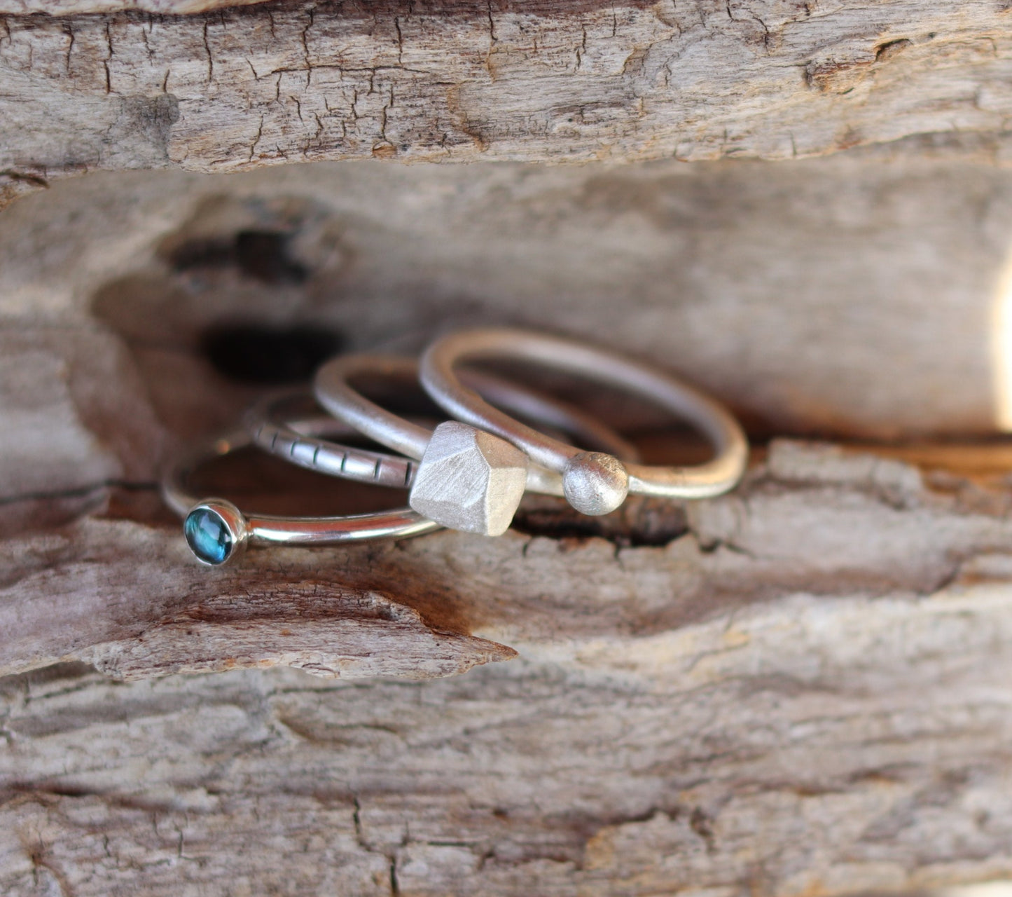 4U1 Spring vibes / topaz / round / prsten