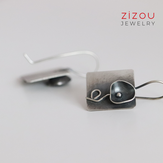 Crni cvijet / naušnice