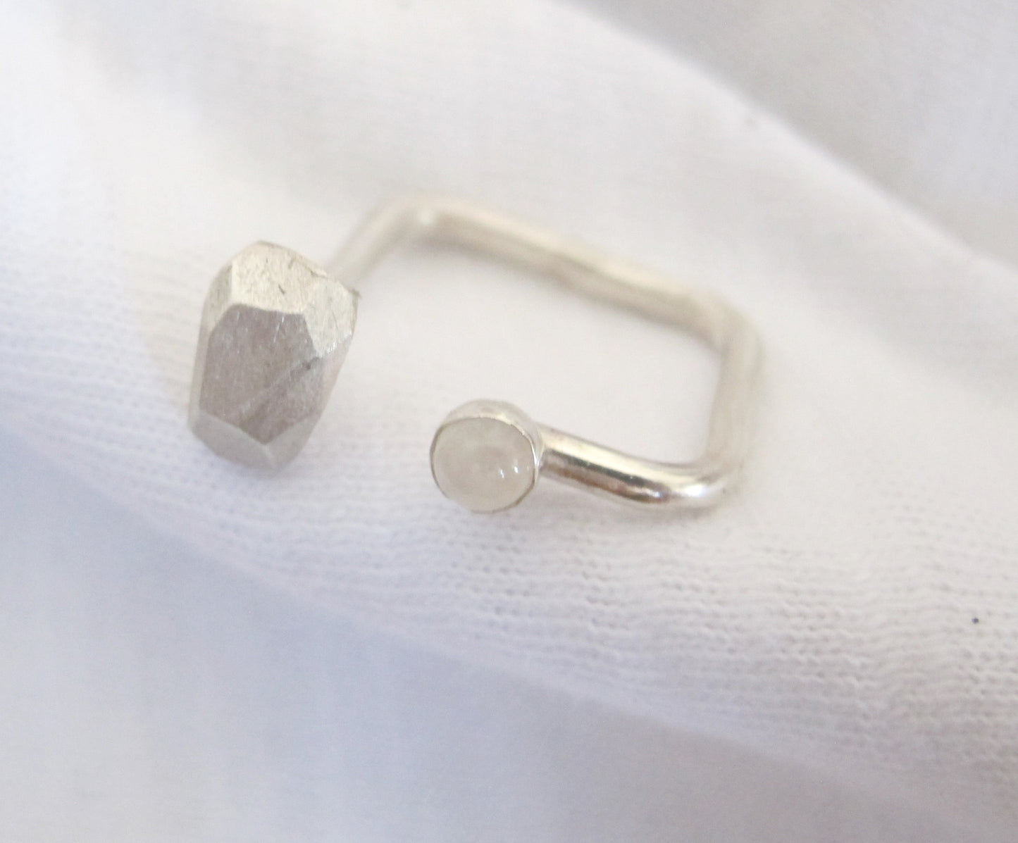 Stripes & Stones / moonstone / prsten