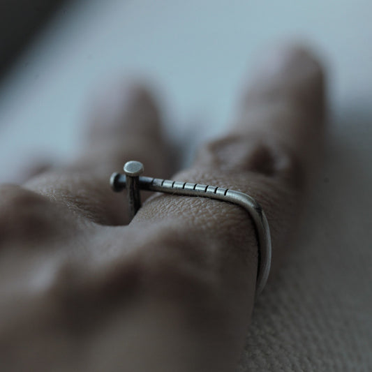 Stripes & Stones fine lines / prsten