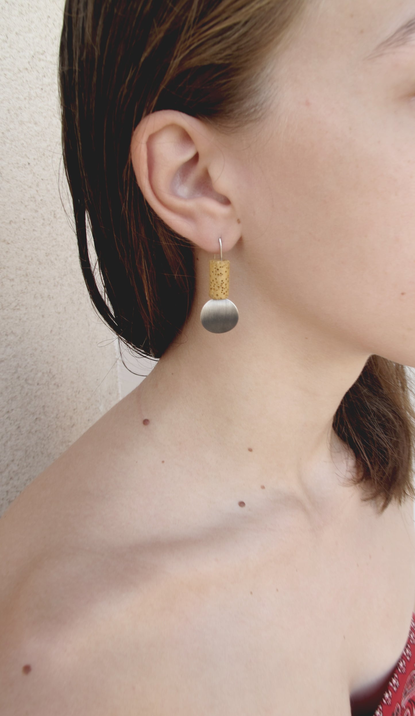 Geometric day / Yellow! / naušnice