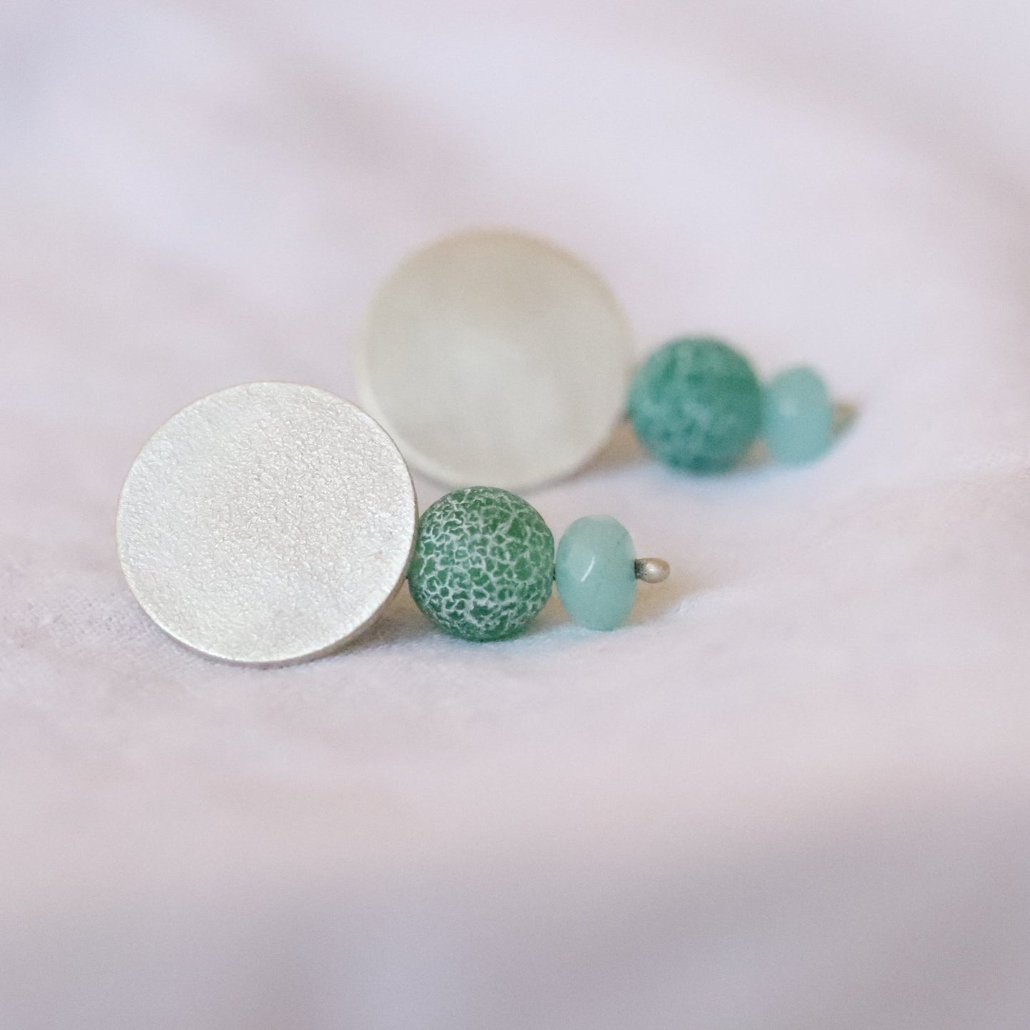Jelly green and blue / naušnice