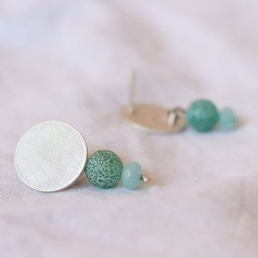 Jelly green and blue / naušnice