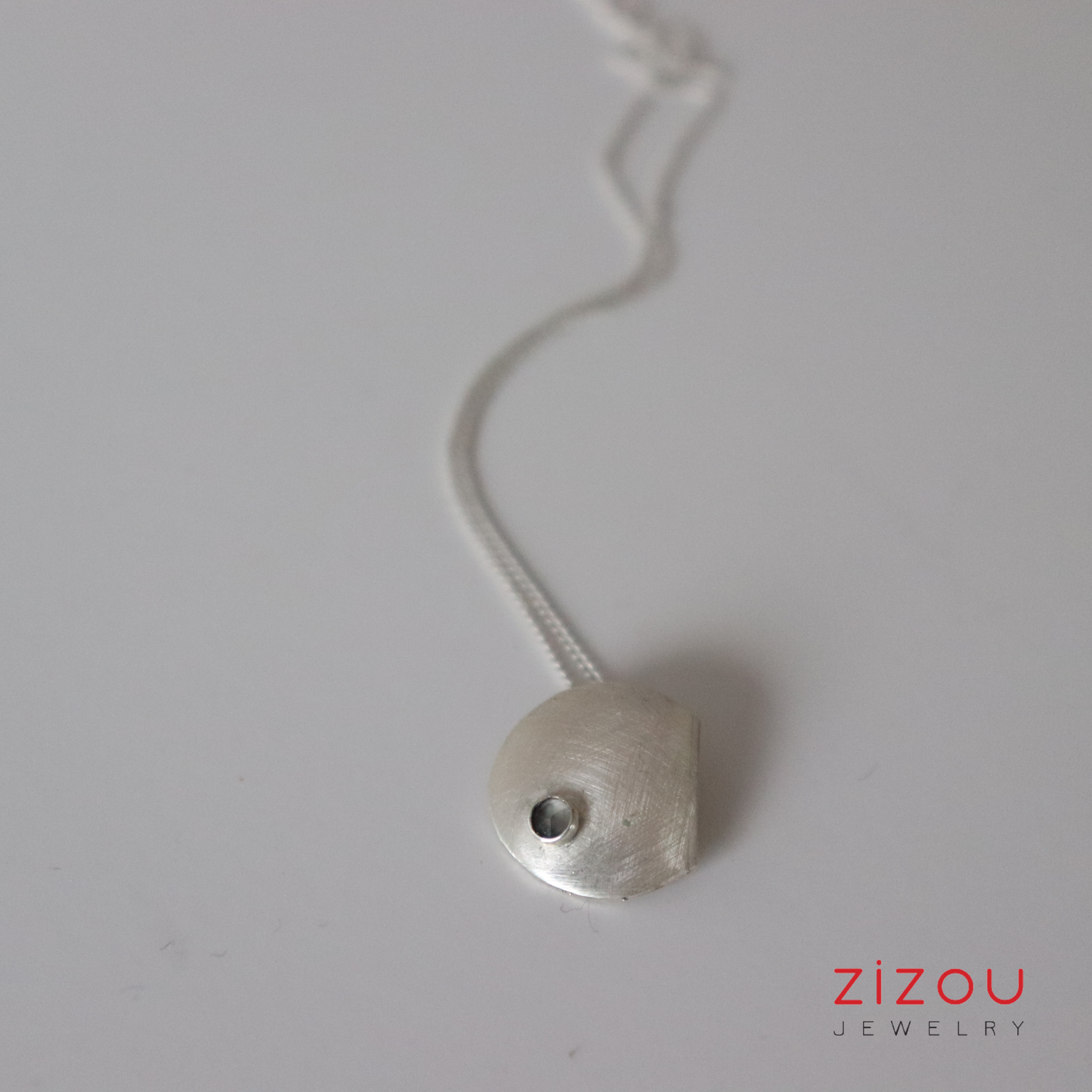 Full Moon / citrin / ogrlica