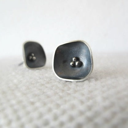 Crni cvijet S / naušnice