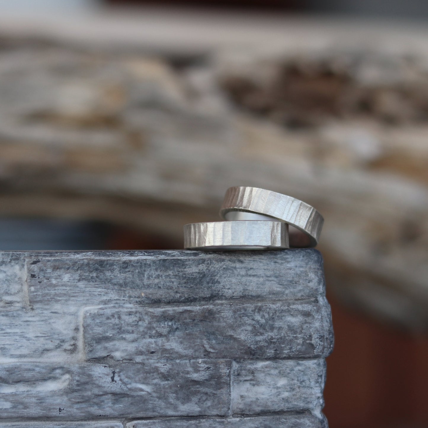 Wedding bands same and simple