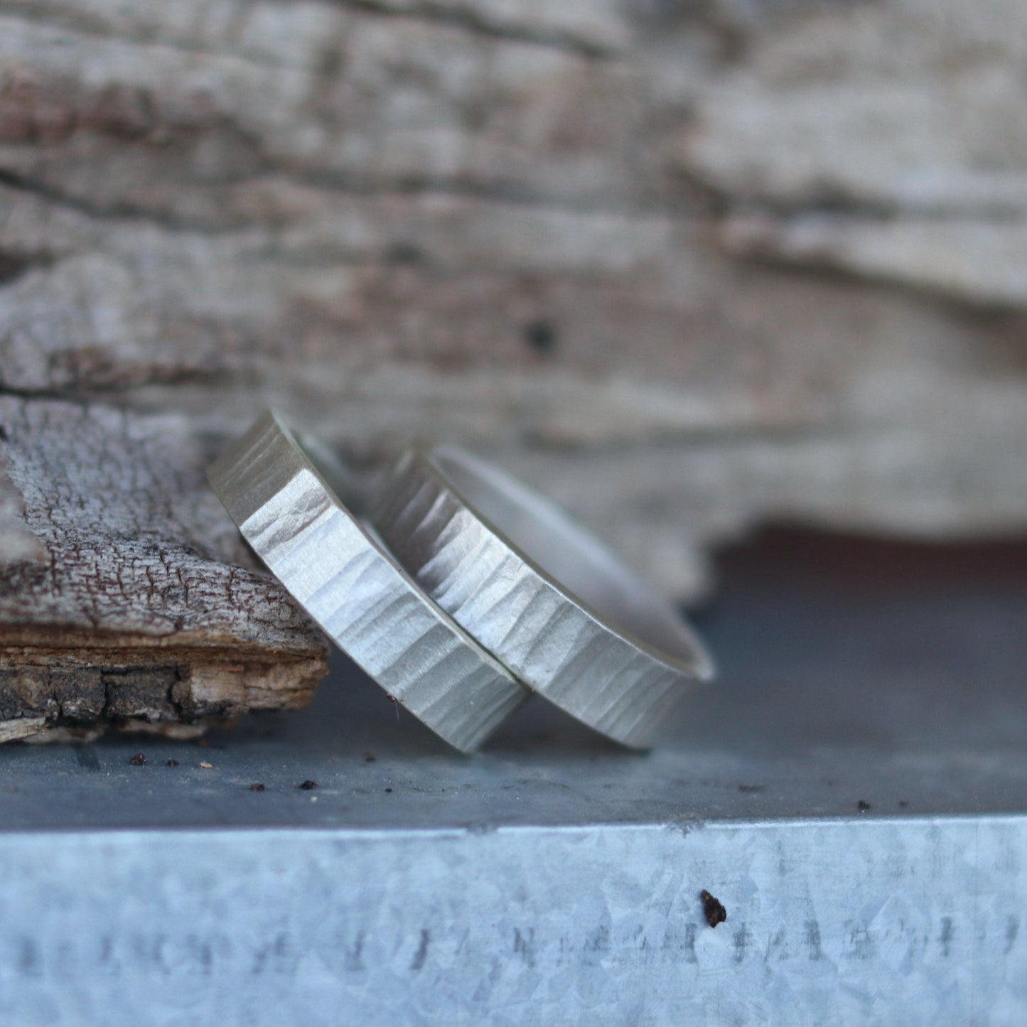 Wedding bands same and simple