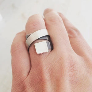 Tatoo / kvadrat / prsten